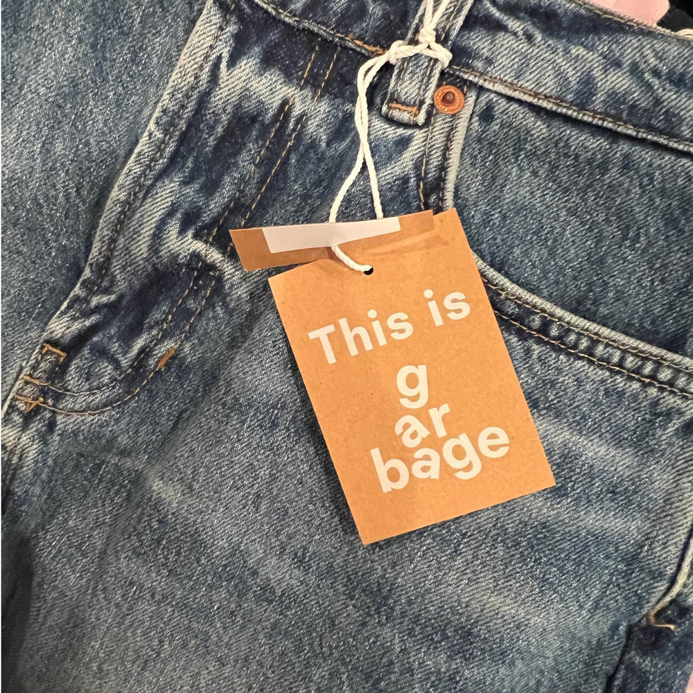 NWT Reformation Tazz Denim Maxi Skirt Size 24 - Picture 5 of 8